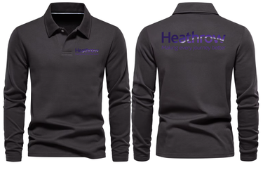 HEATHROW AIRPORT LONG SLEEVE POLO
